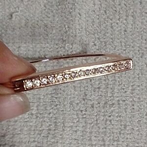 Coppertone crystals wire bracelet la cn